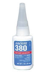 380 Black Max Toughened Instant Adhesive - 1 oz - Exact Tooling