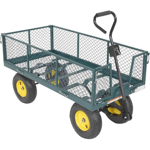 Landscape Cart With Fold Down Side 1K lb - Exact Tooling