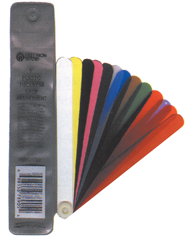 Set of 13 - .001 to .030 Thickness - 5" Blade Length - Plastic Thickness Gage Fan Blade Assortments - Exact Tooling