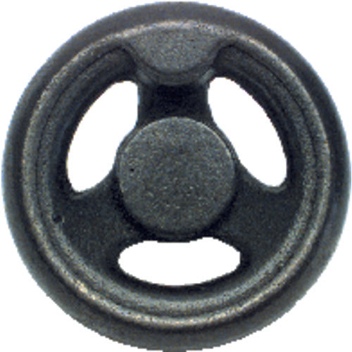 Cast Iron Hand Wheel (No Holes) - 5″ Wheel Diameter, 1 1/4″ Hub Diameter - Exact Tooling