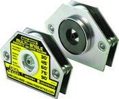 Magnetic Welding Square -æ3 Sided Multi Angle 55 lbs Holding Capacity - Exact Tooling