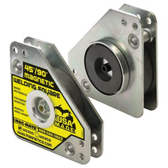 Magnetic Welding Square - 3 Sided Compact 60 lbs Holding Capacity - Exact Tooling