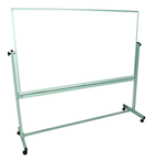 72 x 40 Whiteboard with Frame and Casters - Exact Tooling