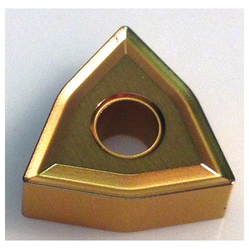 WNMG 332 M45 PT1115, 0.032'Ä≥ Corner Radius, 0.187'Ä≥ Thick, 3/8'Ä≥ Inscribed Circle, TiN|TiCN|Al2O3|TiN, Trigon, Turning Indexable Insert - Exact Tooling