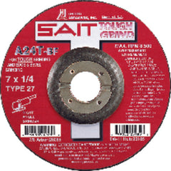 5″ × 1/4″ × 5/8″ 11 - Aluminum Oxide A24N - Depressed Center Wheel - Exact Tooling