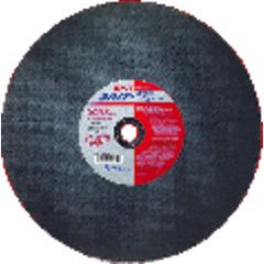 12″ × 1/8″ × 20 mm - Aluminum Oxide & Silcon Carbide Blend (Ductile) - Reinforced Cut-Off Wheel - Exact Tooling