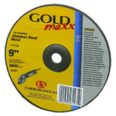9″ × 1/4″ × 7/8″ - Zirconium 24 Grit Type 27 - Cut-Off Wheel - Exact Tooling