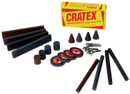 #226 Resin Bonded Rubber Kit - Combination - Various Shapes - Equal Assortment Grit - Exact Tooling