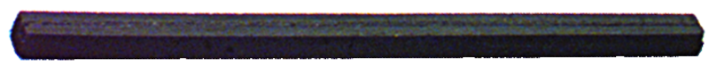 6 x 3/4 x 3/4'' -- Square Resin Bonded Rubber Block & Stick (Fine Grit) - Exact Tooling