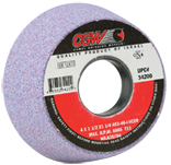 4 x 1-1/2 x 1-1/4" - Type 11 - AS3-46-I-VCER - Tool & Cutter Grinding Wheel - Exact Tooling