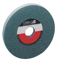 7 x 1/2 x 1-1/4" - Silicon Carbide (GC) / 80I Type 1 - Surface Grinding Wheel - Exact Tooling