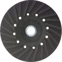 4 1/2″ - Smooth Bore - Spiral Pattern - Polymer Backing Plate For Resin Fibre Disc Without Nut - Exact Tooling