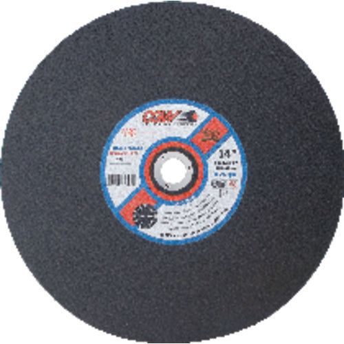 12″ × 1/8″ × 1″ - A24-R-BF - Aluminum Oxide Reinforced Cut-Off Wheel - Stationary Saw - Exact Tooling