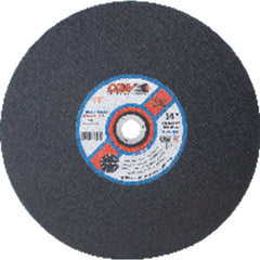 12″ × 1/8″ × 1″ - A24-R-BF - Aluminum Oxide Reinforced Cut-Off Wheel - Stationary Saw - Exact Tooling