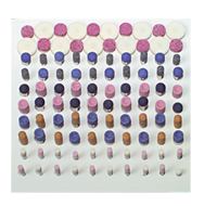 1/8 x 1-1/2" Shank - 100 Pc. Assortment - Aluminum Oxide Mounted Points - Exact Tooling