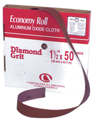 1-1/2'' x 50 Yds - 220 Grit - Aluminum Oxide Shop Roll - Exact Tooling