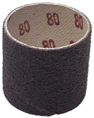 1-1/4 x 2'' - 80 Grit - A/O Resin Bond Abrasive Band - Exact Tooling