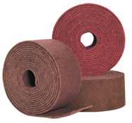 4'' x 30 ft. - Medium Grit -ium Grit - Aluminum Oxide GP Buff & Blend Abrasive Roll - Exact Tooling