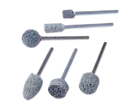 1/4'' Shank - 3/4 x 2-1/2'' (A1) Series 732 - Non-Woven Nylon Abrasive Mounted Point - Exact Tooling