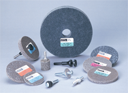 6 x 1 x 1" - Fine Grit - Silcon Carbide - BrightRite Unitized Wheel - Exact Tooling