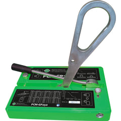 Permanent Crane Magnet 7.8″ × 11.3″ × 1.6″ Lifting Capacity- Horizontal 551 lbs, Vertical 176 lbs - Exact Tooling