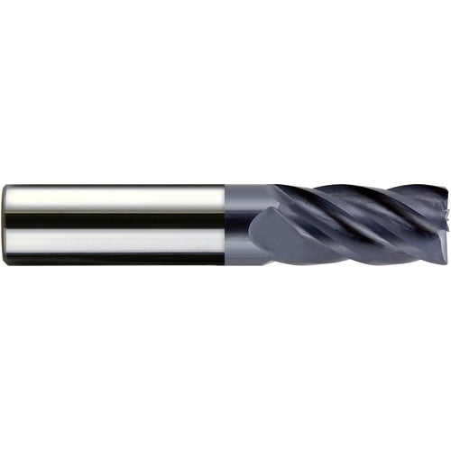1″ Dia. × 1″ Shank × 1-1/2″ DOC × 4″ OAL, Carbide, veri4, 5 Flute, Plain, External, Corner Radius, Solid End Mill Series/List #5102 - Exact Tooling