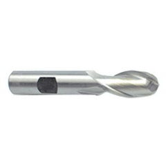 15/16" Dia. - 4-1/2" OAL - HSS - Ball End SE EM - 2 FL - Exact Tooling