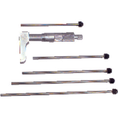 0-6″ Measuring Range - Ratchet Thimble - Depth Micrometer with Half Base - Exact Tooling