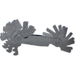 Model 188-102-28 Leaves-4 to 60 Pitch - Whitworth 55 Screw Pitch Gage - Exact Tooling