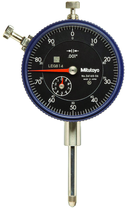 1" Total Range - 100-0 Dial Reading - AGD 2 Dial Indicator - Exact Tooling