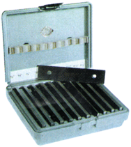 #52-437-000 - 10 Piece Set - 1/2 to 1-5/8'' - Parallel Set - Exact Tooling