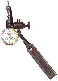 #711FSZ - .030 Range - .001 Graduation - Horizontal Last Word Dial Test Indicator - Exact Tooling