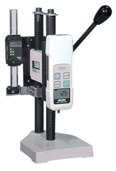 #LV220SC - Vertical Compression Stand with Distance Meter for Force Gauges - Exact Tooling