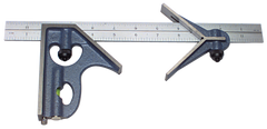 #7142-012 - 12'' - 16R Graduation - Regular Blade - 3 Piece Combinatioin Square Set - Exact Tooling