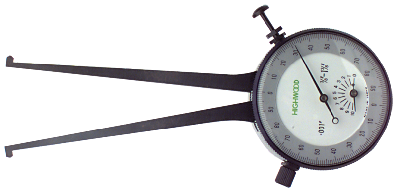 #IC325 - 3.250 - 4.250'' Range - .001'' Graduation - Dial Face Internal Caliper Gage - Exact Tooling