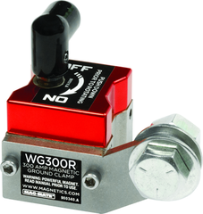 On/Off Rare Earth Permanent Magnetic Welding Ground 300 Amp Capacity - Exact Tooling