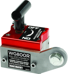 On/Off Rare Earth Permanent Magnetic Welding Ground 600 Amp Capacity - Exact Tooling