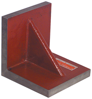 6 x 6 x 6" - Precision Ground Plain Angle Plate - Exact Tooling