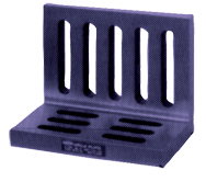 4-1/2 x 3-1/2 x 3" - Machined Open End Slotted Angle Plate - Exact Tooling