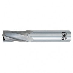 11/16" Dia. - 4" OAL - Bright CBD - Slow Spiral HP End Mill - 4 FL - Exact Tooling