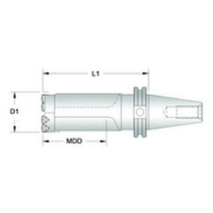 OP3 1LCV40 Opening Spade Drill - Exact Tooling