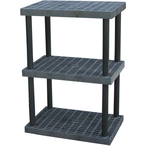 Plastic Bulk Shelf&Storage 36 × 24 3 Shelf - Exact Tooling