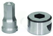 PDH17/32; 17/32" Hex Punch & Die Set - Exact Tooling
