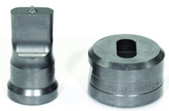 PDOB7/16X1; 7/16 x 1" Oblong Punch & Die Set - Exact Tooling