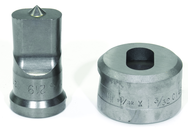 PDOB7/16X3/4; 7/16 x 3/4" Oblong Punch & Die Set - Exact Tooling