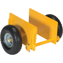 Adjustable Panel Dolly 600lb Pneumatic - Exact Tooling