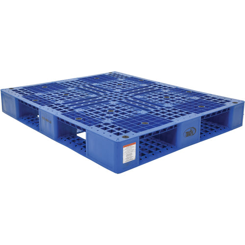 Blue Plastic Pallet 8000 lb 47 3/8 × 39 3/8 - Exact Tooling