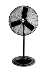 24" Oscillating Pedestal (90° oscillation); 3-speed; 1/4 HP; 120V - Exact Tooling