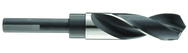 61/64" HSS - 1/2" Reduced Shank Drill - with 3 Flats - 118° Point - Exact Tooling