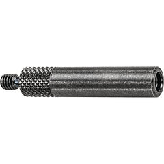 PT21697-1 Indicator Contact Point Extension, 1″ Long, High Grade Steel, Hardened, #4-48 Screw Thread - Exact Tooling
